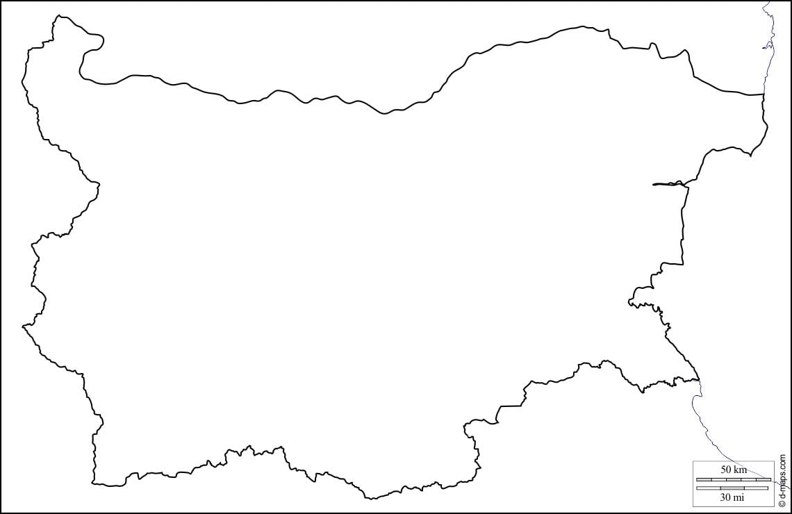 karta Bugarske kartica plan