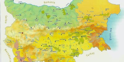 Karta Bugarske klima