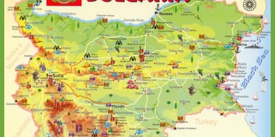 Bugarska znamenitosti kartica