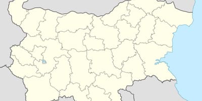 Karta Bugarske vektorska karta 