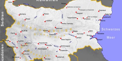 Karta bugarskog obale